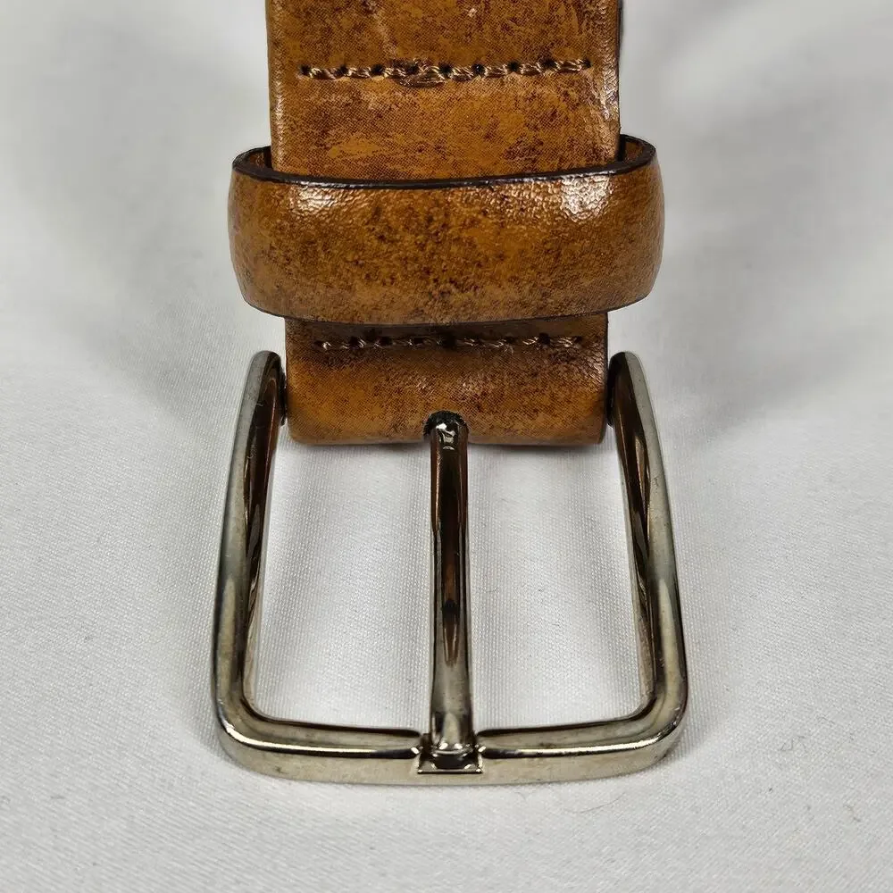 ZARA LEATHER BELT – SIZE 85CM (33-34) – MADE IN SPAIN – 40